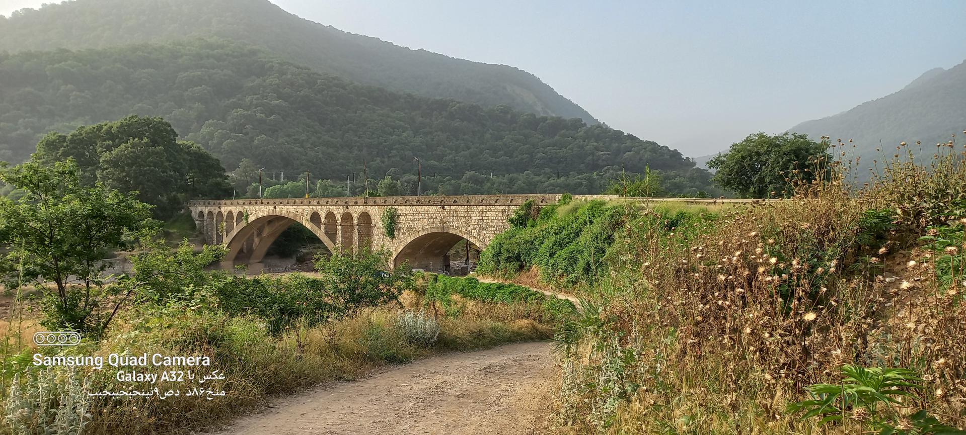 عکس پل تاریخی نوده خاندوز 