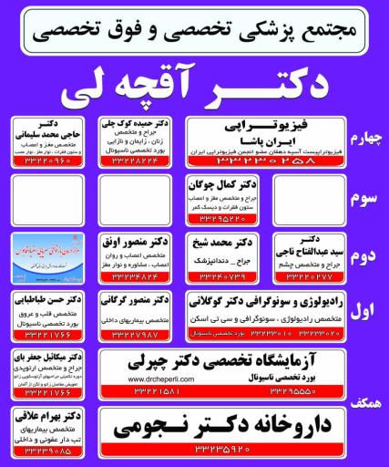 عکس مجتمع پزشکی آقچه لی