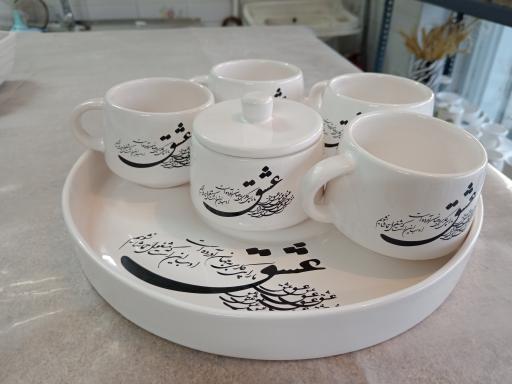 عکس ظروف سرامیکی منزل و کافه ای