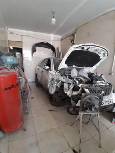 عکس صافکاری و نقاشی بنیامین (جوهری)