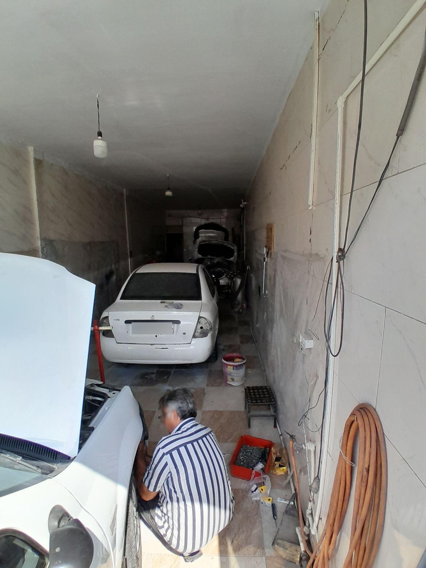 عکس صافکاری و نقاشی بنیامین (جوهری)