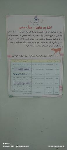 عکس مرکز پیشگیری از هاری و حیوان گزیدگی هشتگرد 
