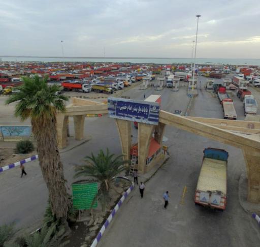 عکس پایانه حمل و نقل جاده ای بندر امام خمینی