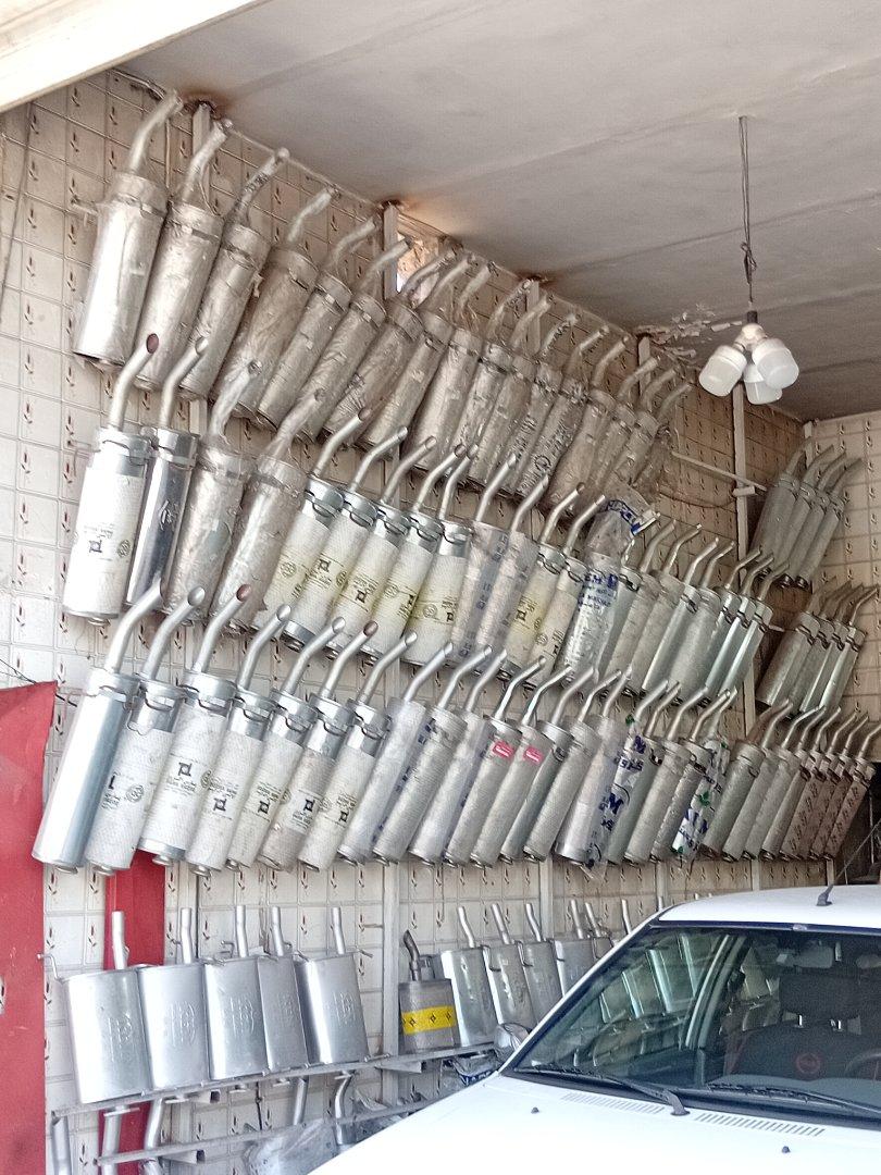 عکس جوشکاری اگزوز حسن