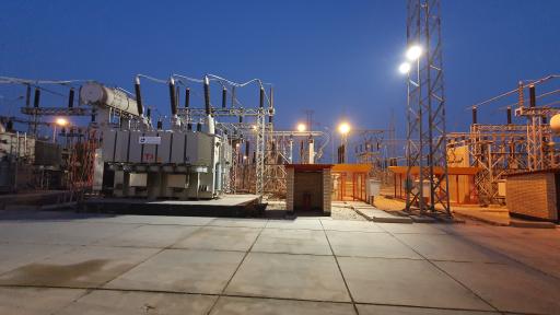 عکس پست برق ۱۳۲/۳۳ کیلو ولت وحدت