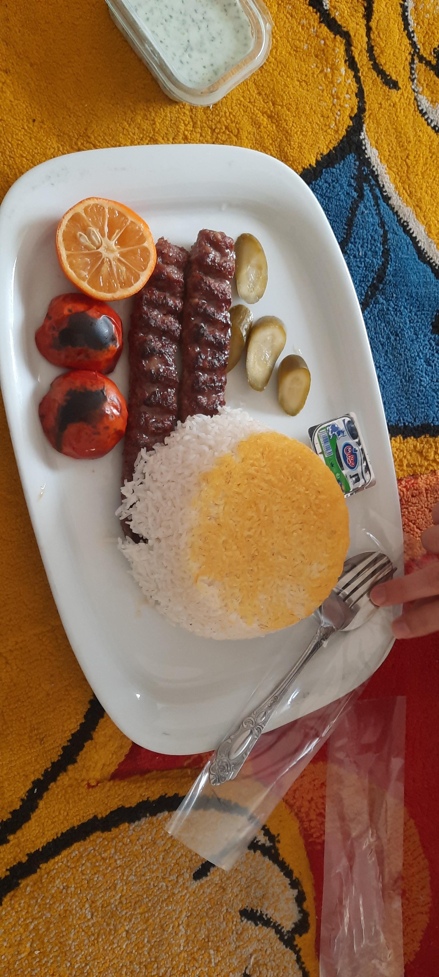 عکس کته‌ کباب بابا رجب