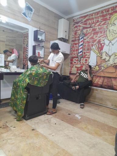 عکس آرایشگاه مردانه یمین
