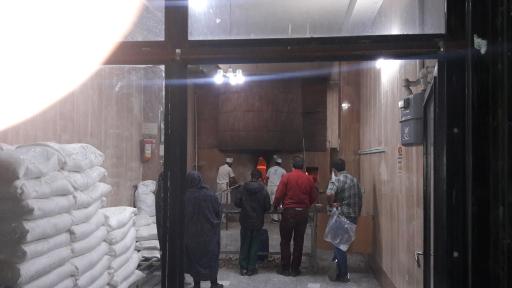 عکس نانوایی سنگکی سنتی بشیری