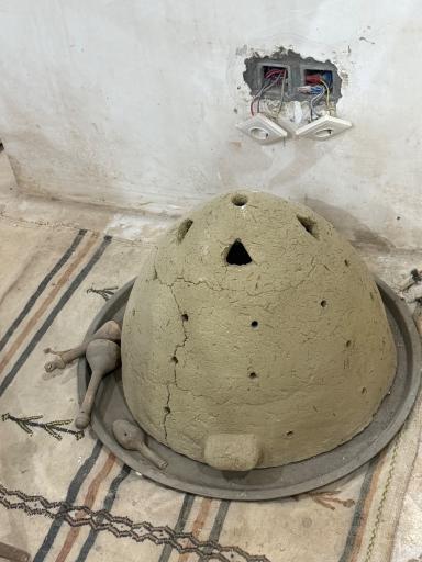 عکس خانه حاج آقا علی رفسنجان (بزرگترین خانه خشتی جهان)