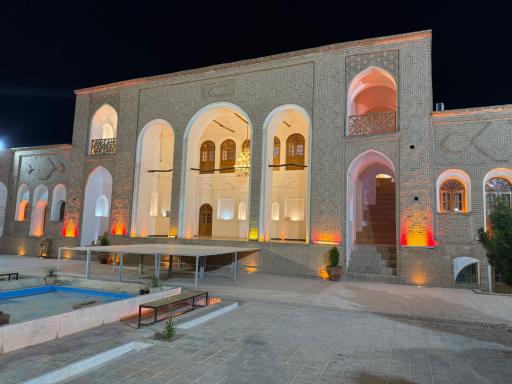 عکس خانه حاج آقا علی رفسنجان (بزرگترین خانه خشتی جهان)