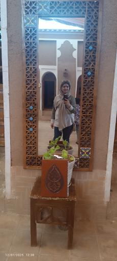 عکس خانه حاج آقا علی رفسنجان (بزرگترین خانه خشتی جهان)