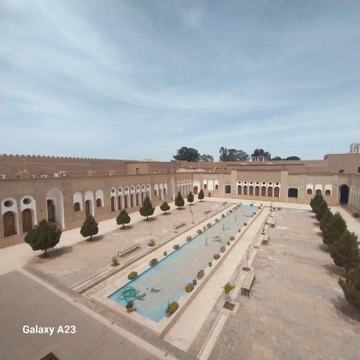 عکس خانه حاج آقا علی رفسنجان (بزرگترین خانه خشتی جهان)
