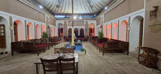 عکس خانه حاج آقا علی رفسنجان (بزرگترین خانه خشتی جهان)