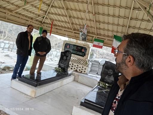 عکس مزار شهدای مدافع حرم
