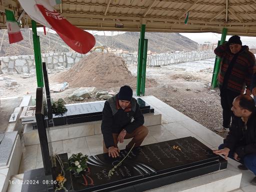 عکس مزار شهدای مدافع حرم