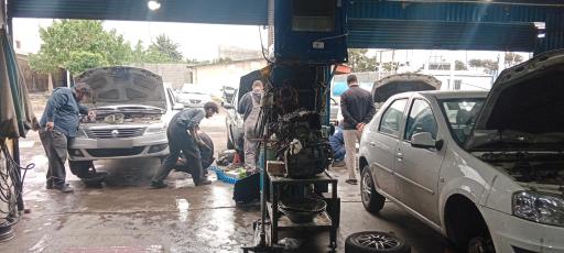 عکس تعمیرگاه رنو فرانس عباس عابدی