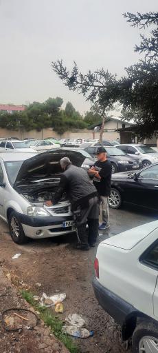 عکس تعمیرگاه رنو فرانس عباس عابدی