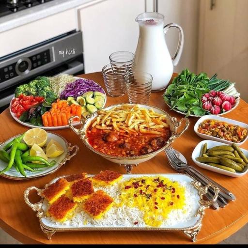 عکس کترینگ ته چین طلایی