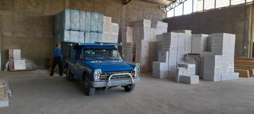 عکس انبار لوازم سقف کاذب محروقی