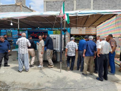 عکس موکب شهید ملاحیدر فهيم بخش کلاترزان شویشه 