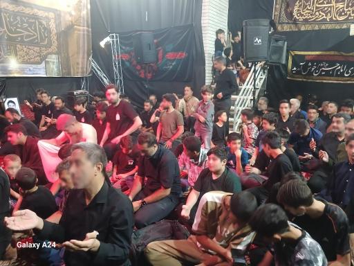 عکس هیئت متوسلین به حضرت سیدالشهداء