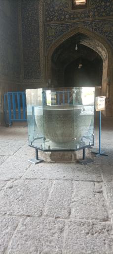 عکس ایوان فیروزه مسجد جامع عباسی