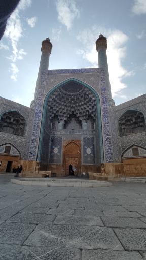 ایوان فیروزه مسجد جامع عباسی