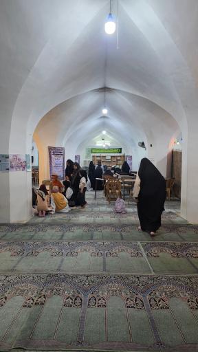 عکس ایوان فیروزه مسجد جامع عباسی