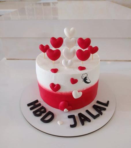 عکس کیک خانگی شاخه نبات