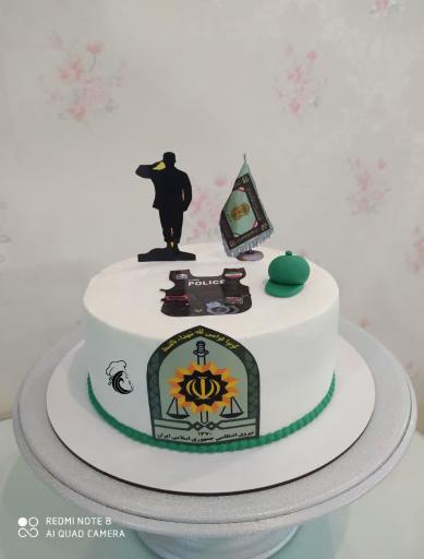 عکس کیک خانگی شاخه نبات