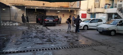 عکس کارواش بزرگ بارش