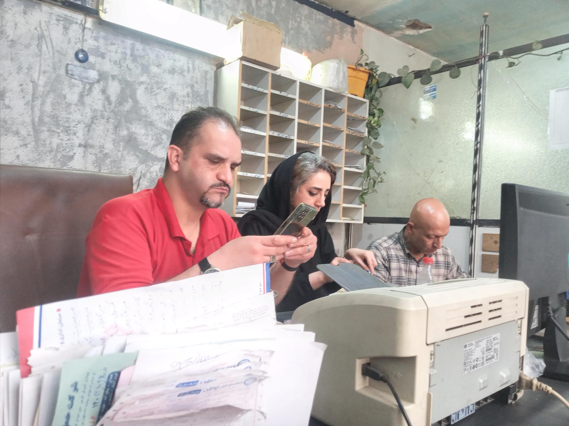 عکس باربری کمرد حمل و نقل دایی مهدی