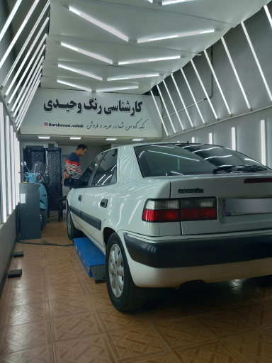 عکس تشخیص رنگ و کارشناسی وحیدی 