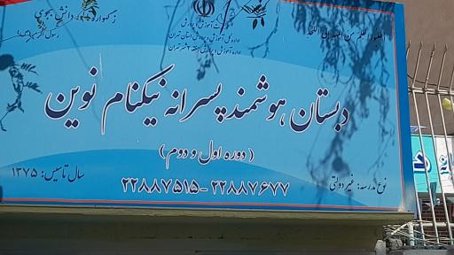 عکس دبستان پسرانه نیکنام نوین