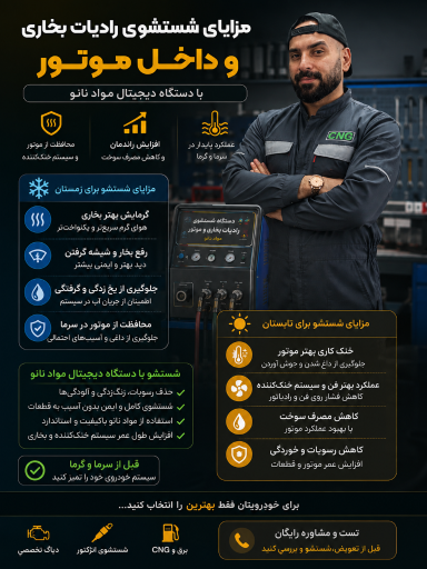 عکس تعمیرگاه خودروهای دوگانه سوز و بنزینی