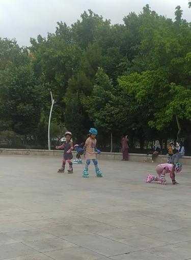 عکس آموزش اسکیت