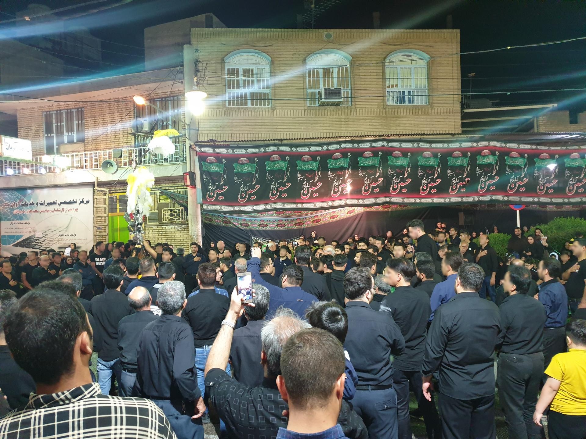 عکس هیئت تکیه صاحب الزمان محله چولیان(چولیون)