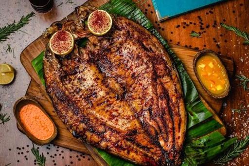 عکس ماهی قزل آلا و کباب ماهی فرهاد