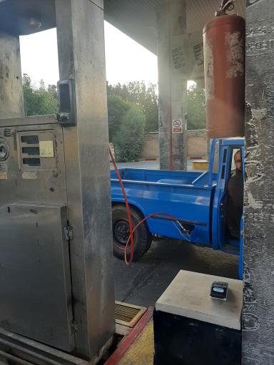 عکس پمپ گاز CNG شهدای گمنام باقرآباد