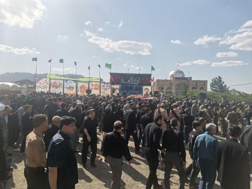 عکس مزار شهدای زیبد