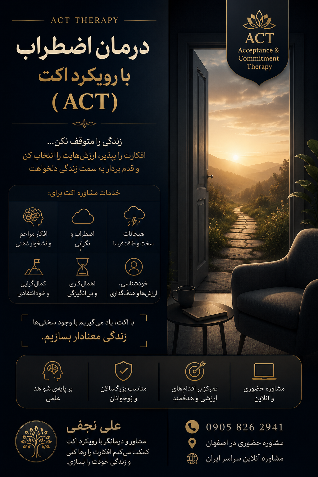عکس مشاوره تحصیلی و کنکور و استعداد سنجی علی نجفی