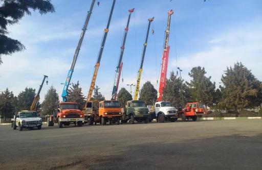 عکس جرثقیل حاج احمد صفری هفتوانی وپسران