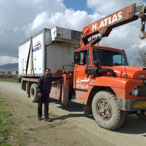 عکس جرثقیل حاج احمد صفری هفتوانی وپسران