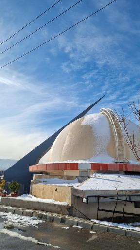 عکس آسمان‌نمای دانشگاه فردوسی انگاریوم