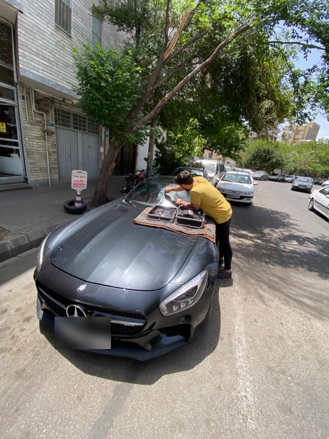 عکس تعمیر سانروف مستر سانروف