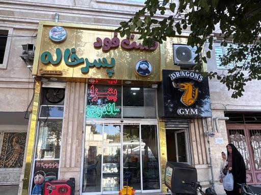 عکس فست‌فود پسرخاله