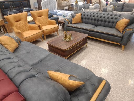 عکس مبلمان دهکده چوب