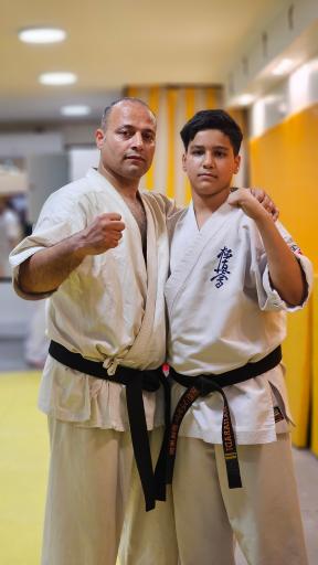 عکس باشگاه کیوکوشین کاراته استاد مجتبی حاجی آبادی 