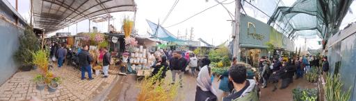 عکس بازار گل محلاتی