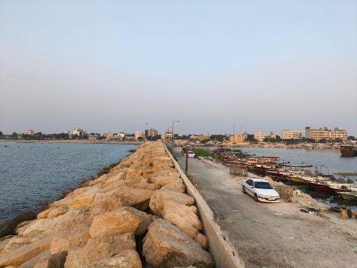 عکس اسکله صیادی جلالی